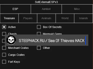 Чит на Sea of Thieves (море воров) - External ESP,Aimbot (Steam/Xbox)