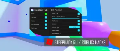 Скрипт RealZzHub на Big Paintball Roblox - AimBot, Silent Aim, Wallbang